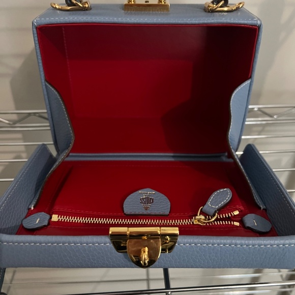 Marc Cross Grace Leather Handbag - NEW - Picture 6 of 9